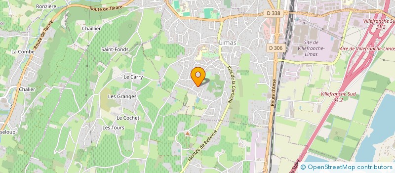 localisation de l'entreprise PRO.POSE SIGNALETIQUE  LIMAS