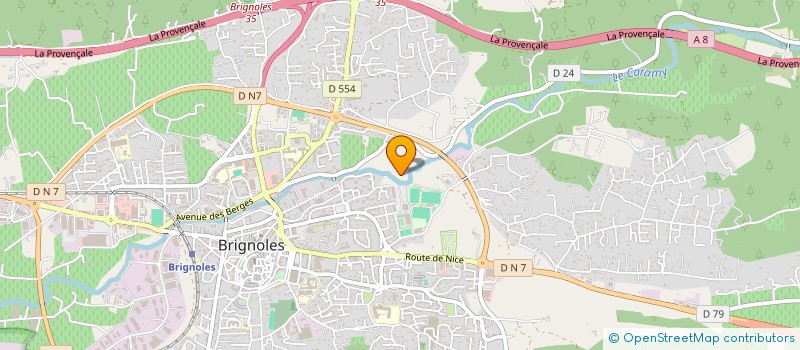 localisation de l'entreprise PRO POSE SPORT à BRIGNOLES