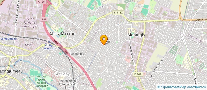 localisation de l'entreprise PRO-PRINCE à MORANGIS