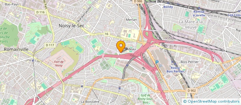 localisation de l'entreprise PRO PUISSANCE SECURITE à NOISY-LE-SEC