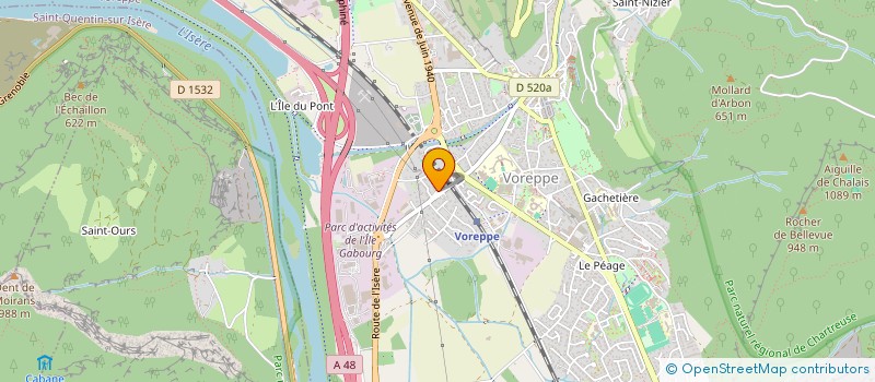 localisation de l'entreprise PRO'PULSE  VOREPPE