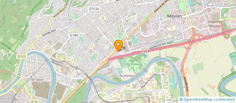 localisation de l'entreprise PRO PULSION à MEYLAN