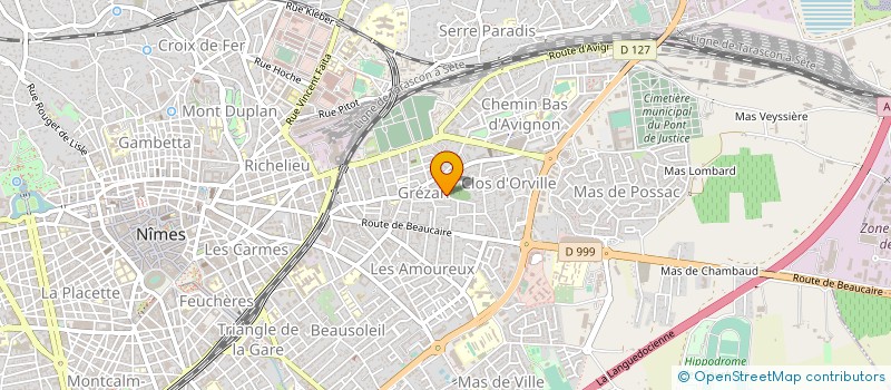 localisation de l'entreprise PRO PULSION  NIMES