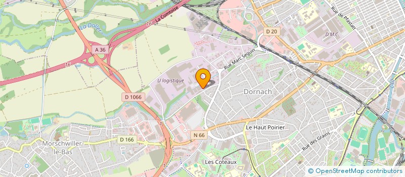 localisation de l'entreprise PRO'PULSIONS 68  MULHOUSE