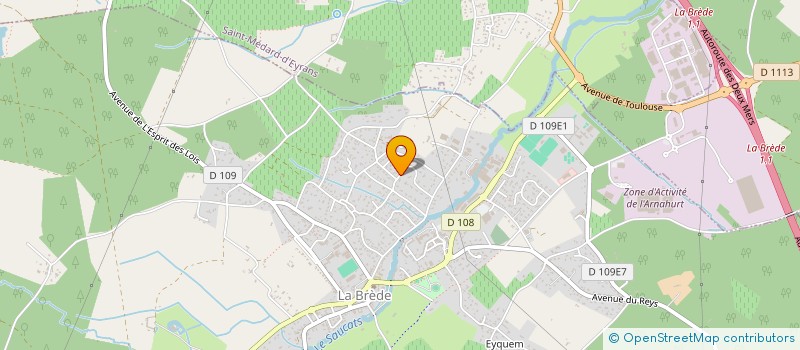 localisation de l'entreprise PRO PYRENEES  LA BREDE