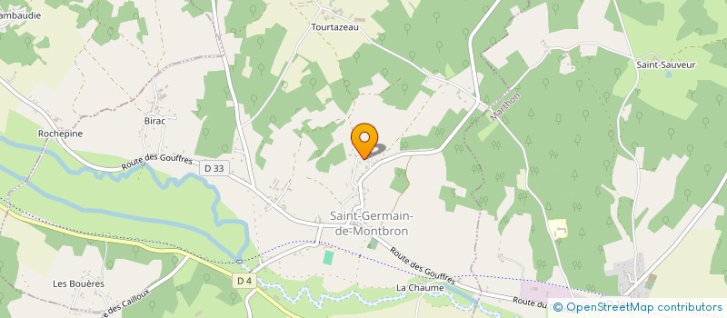 localisation de l'entreprise PRO-QUALITE-BTP à SAINT-GERMAIN-DE-MONTBRON