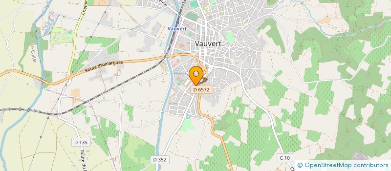 localisation de l'entreprise PRO R à VAUVERT