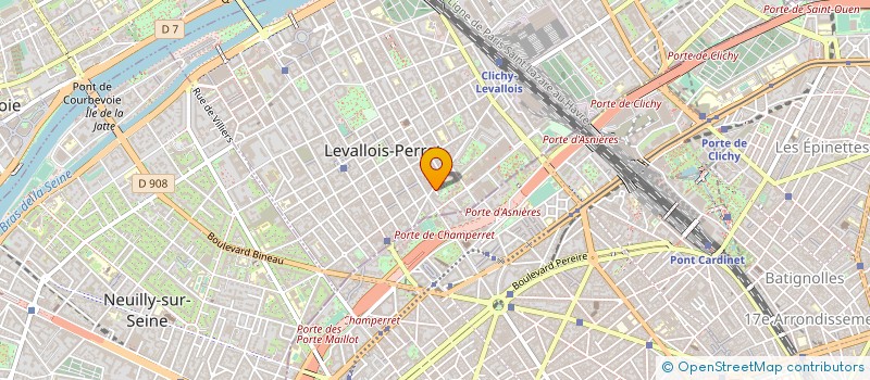 localisation de l'entreprise PRO RACING  LEVALLOIS-PERRET