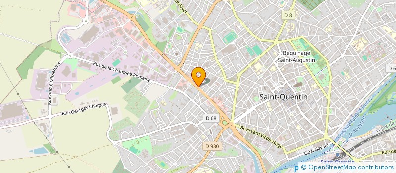 localisation de l'entreprise PRO-RACK à SAINT-QUENTIN