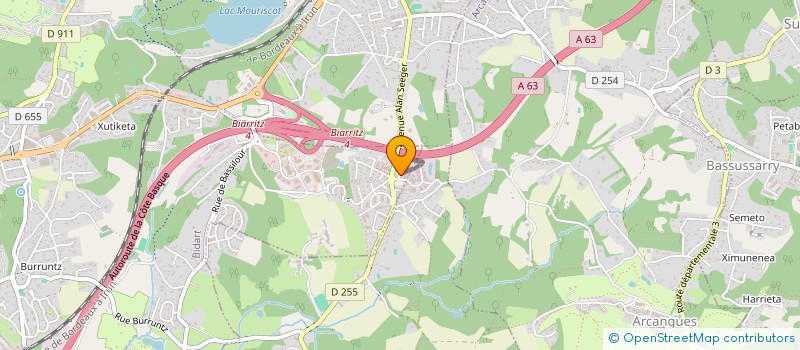 localisation de l'entreprise PRO RAIDS ORGANISATION  BIDART