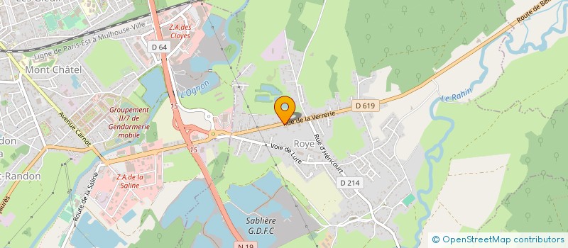 localisation de l'entreprise PRO RAMONAGE  ROYE