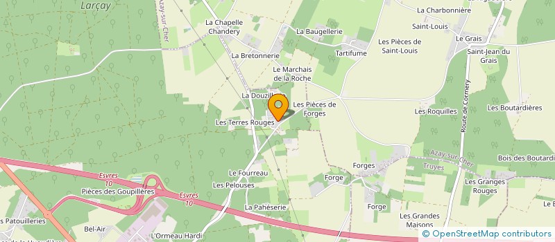 localisation de l'entreprise PRO-RAVAL - PATRICE PLISSON  TAUXIGNY-SAINT-BAULD