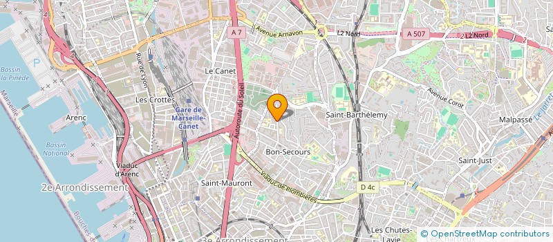 localisation de l'entreprise PRO-REFLEXE  MARSEILLE