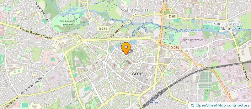 localisation de l'entreprise PRO RENO HOME à ARRAS