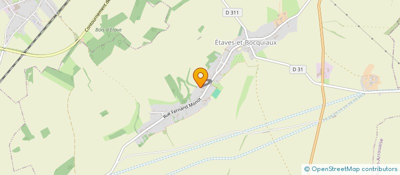 localisation de l'entreprise PRO RENOV à ETAVES-ET-BOCQUIAUX
