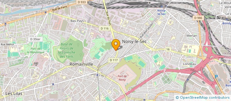 localisation de l'entreprise PRO RENOV à NOISY-LE-SEC