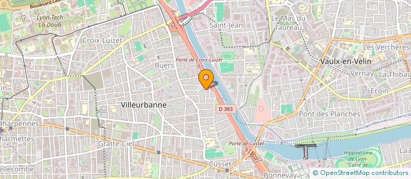 localisation de l'entreprise PRO RENOV à VILLEURBANNE