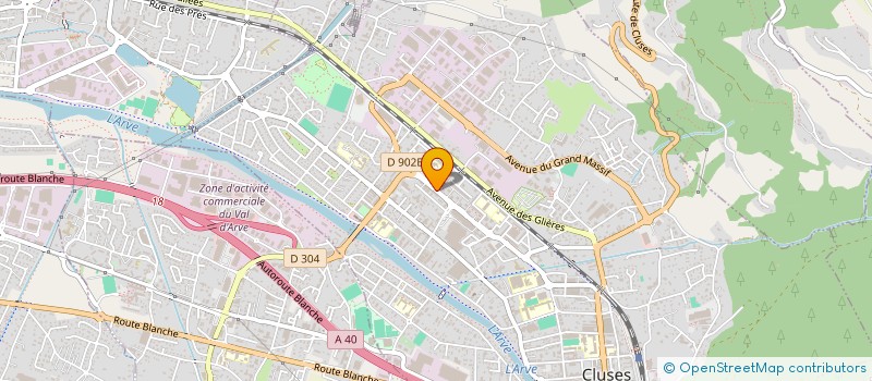 localisation de l'entreprise PRO RENOV'  CLUSES