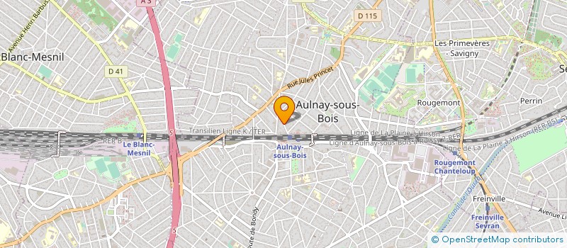 localisation de l'entreprise PRO RENOV BAT à AULNAY-SOUS-BOIS