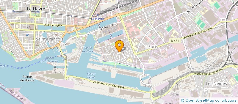 localisation de l'entreprise PRO RENOV BATIMENT à LE HAVRE