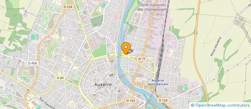 localisation de l'entreprise PRO RENOV CONSTRUCTION à AUXERRE