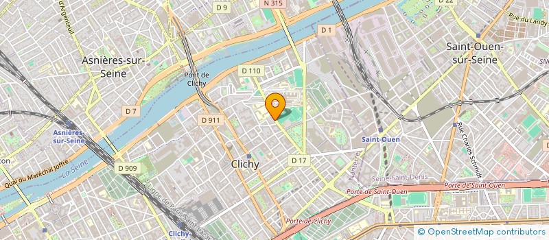 localisation de l'entreprise PRO RENOV SARL à CLICHY