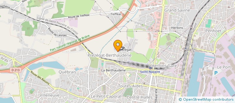 localisation de l'entreprise PRO RENOVATION à SAINT-NAZAIRE