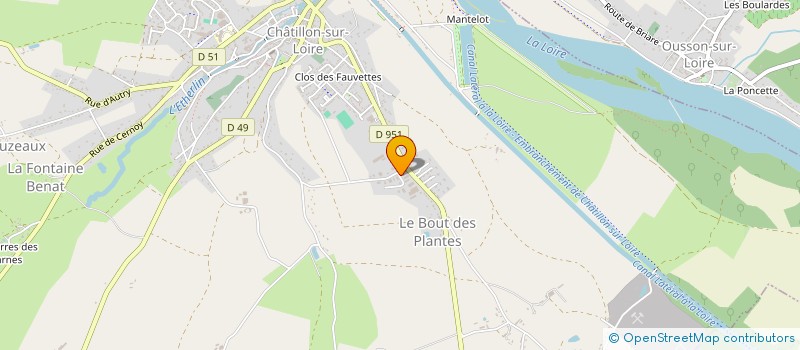 localisation de l'entreprise PRO RENOVATION SURTEL à CHATILLON-SUR-LOIRE
