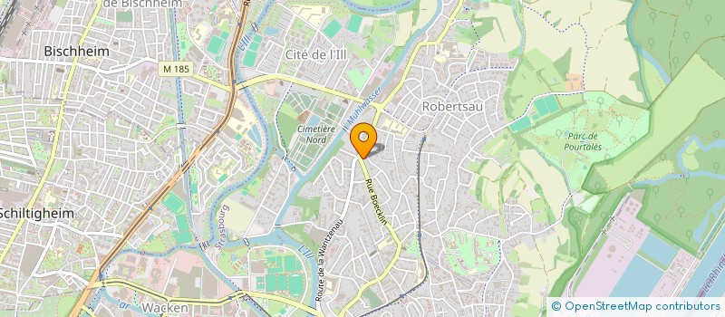 localisation de l'entreprise PRO REPASSAGE  STRASBOURG