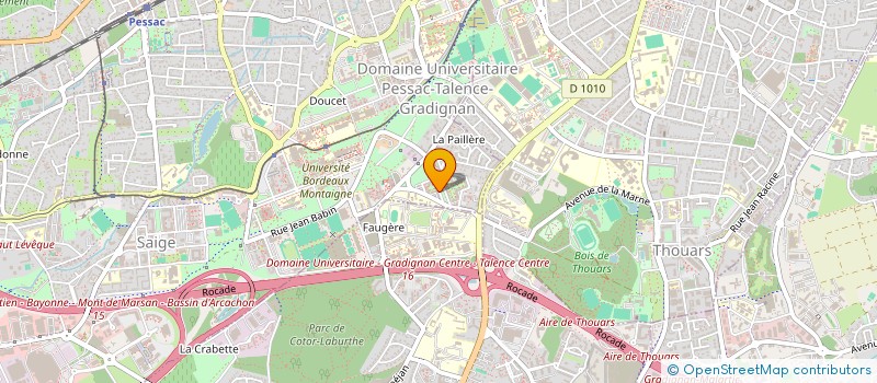 localisation de l'entreprise PRO RESTAURATION CONSEILS à PESSAC