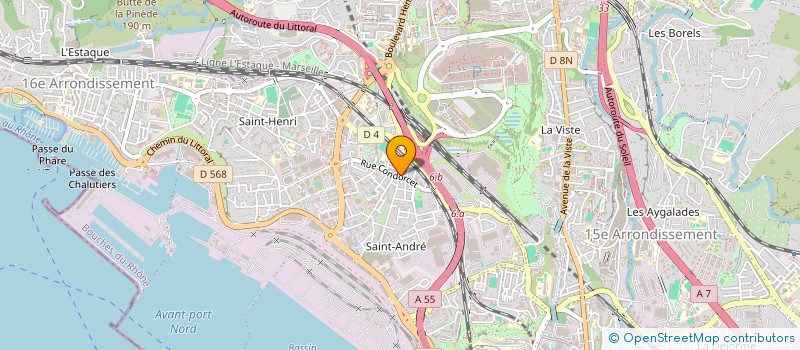 localisation de l'entreprise PRO-REUNIS-MON JARDIN V.R.D à MARSEILLE