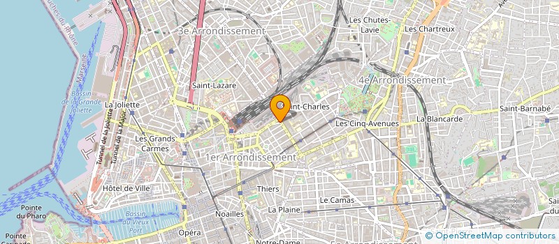 localisation de l'entreprise PRO S ACADEMY  MARSEILLE