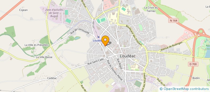 localisation de l'entreprise PRO-SAB à LOUDEAC