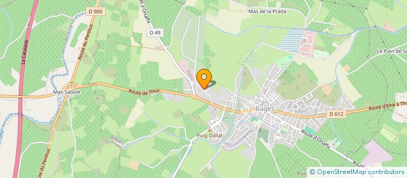 localisation de l'entreprise PRO.SAIN à BAGES
