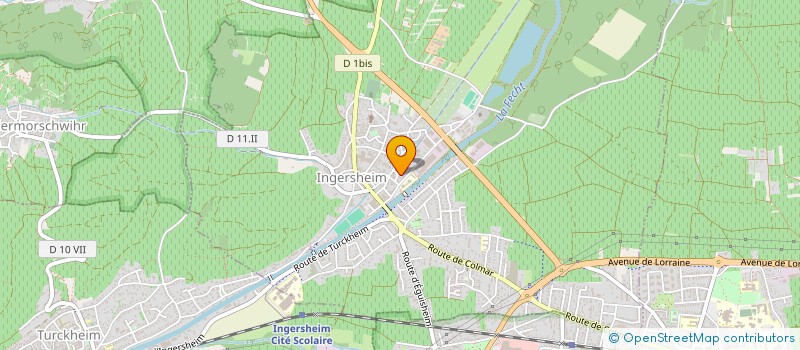 localisation de l'entreprise PRO SANTE INGERSHEIM  INGERSHEIM