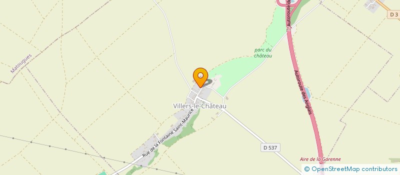 localisation de l'entreprise PRO SARL  VILLERS-LE-CHATEAU