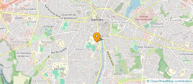 localisation de l'entreprise PRO-SCENA à VANNES