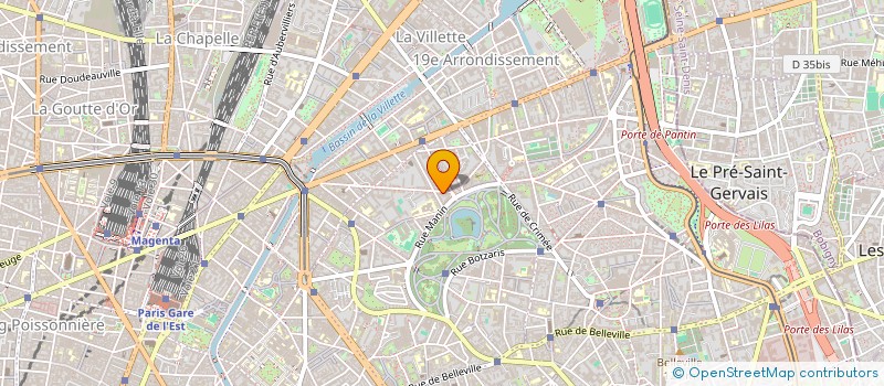 localisation de l'entreprise PRO/SCENIUM  PARIS