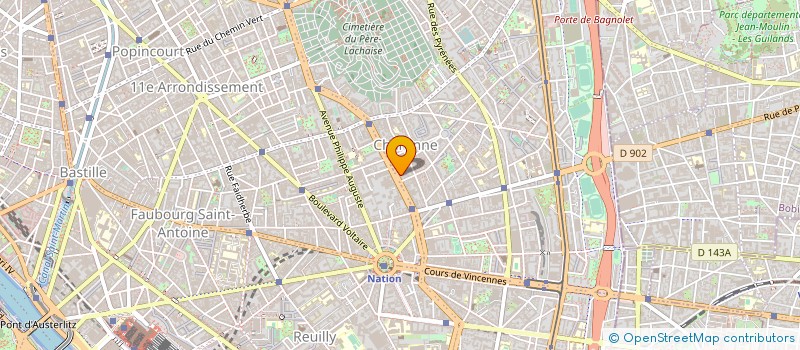 localisation de l'entreprise PRO SCRIPTUM  PARIS