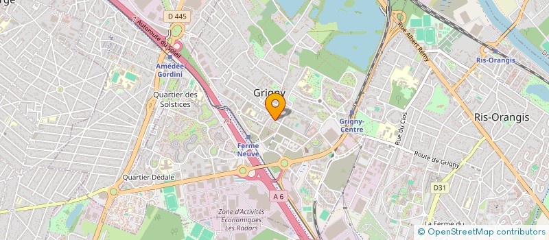 localisation de l'entreprise PRO SDMI JARDINERIE à GRIGNY