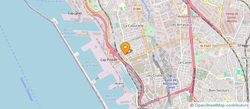 localisation de l'entreprise PRO-SECRETAIRE INT. à MARSEILLE