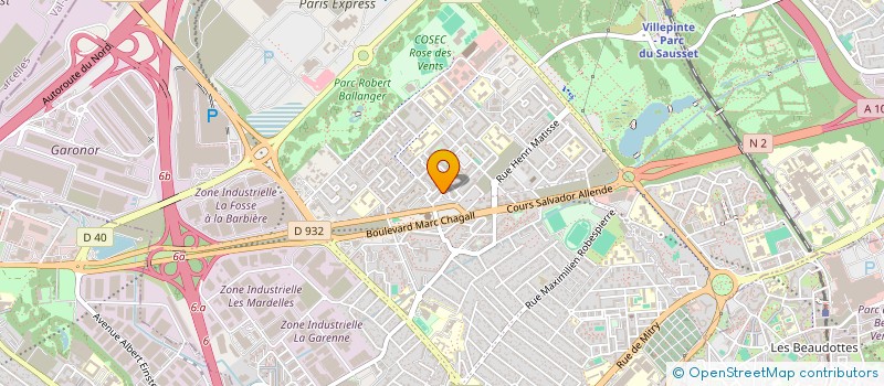 localisation de l'entreprise PRO SECURITE à AULNAY-SOUS-BOIS