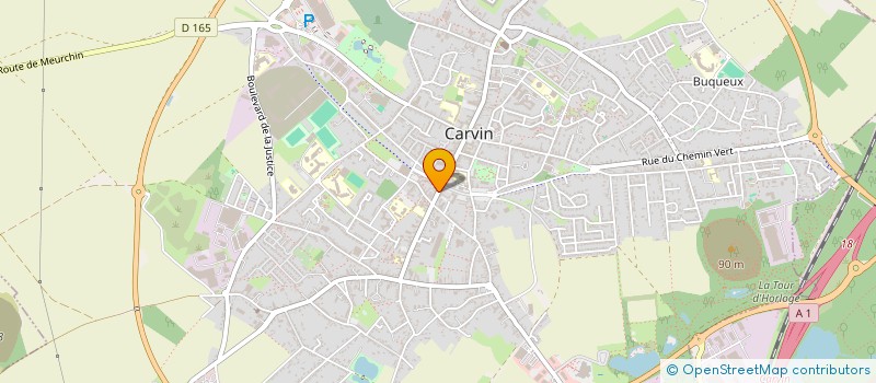 localisation de l'entreprise PRO SECURITE à CARVIN