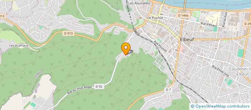 localisation de l'entreprise PRO SECURITE GDC  ELBEUF