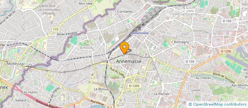 localisation de l'entreprise PRO SECURITY AND GUARD à PREVESSIN-MOENS
