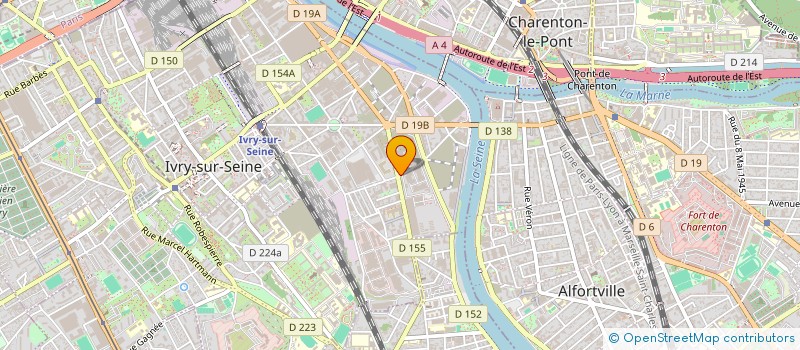 localisation de l'entreprise PRO SERV  IVRY-SUR-SEINE