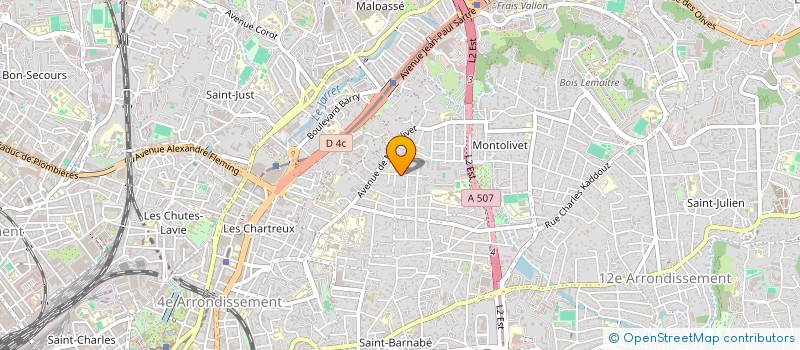 localisation de l'entreprise PRO SERV à MARSEILLE