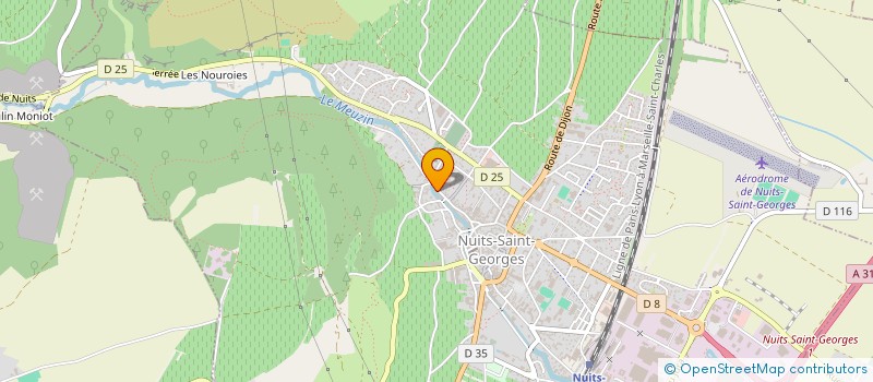 localisation de l'entreprise PRO-SERVICE à NUITS-SAINT-GEORGES