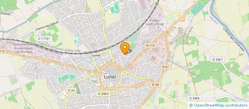 localisation de l'entreprise PRO SERVICE SARL à LUNEL