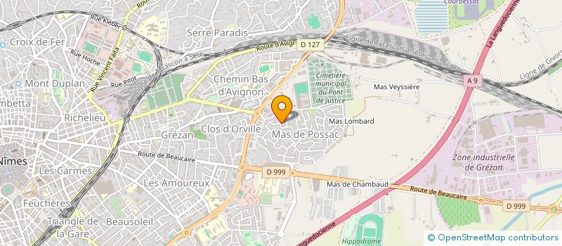 localisation de l'entreprise PRO SERVICES  NIMES